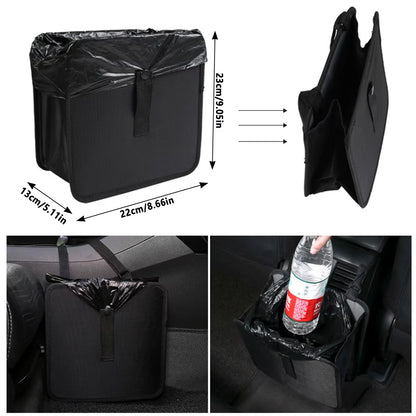 Ultimate Foldable Waterproof Car Trash Bin - Spacious & Versatile Waste Organizer for Every Journey