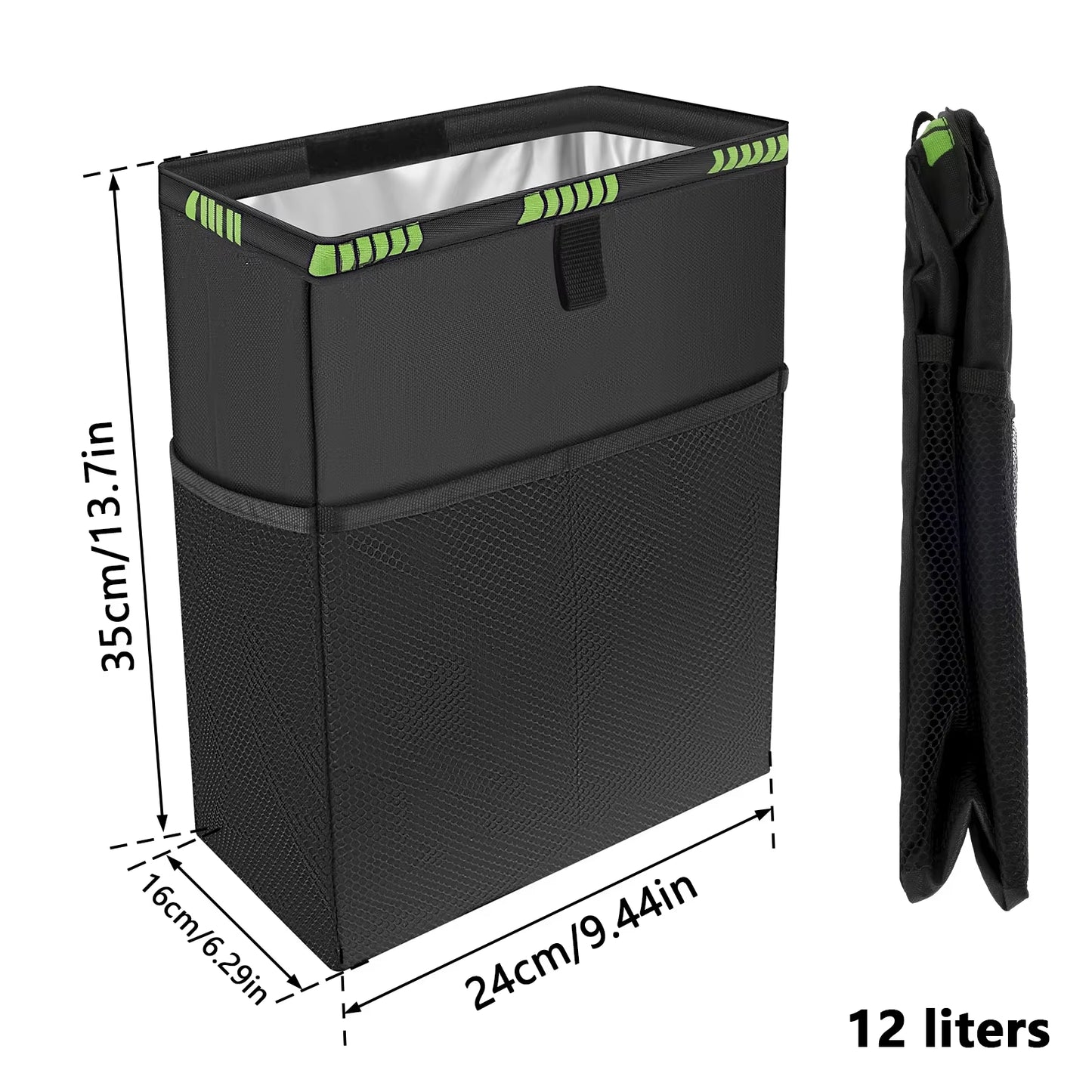 Ultimate Foldable Waterproof Car Trash Bin - Spacious & Versatile Waste Organizer for Every Journey