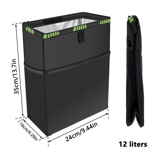 Ultimate Foldable Waterproof Car Trash Bin - Spacious & Versatile Waste Organizer for Every Journey