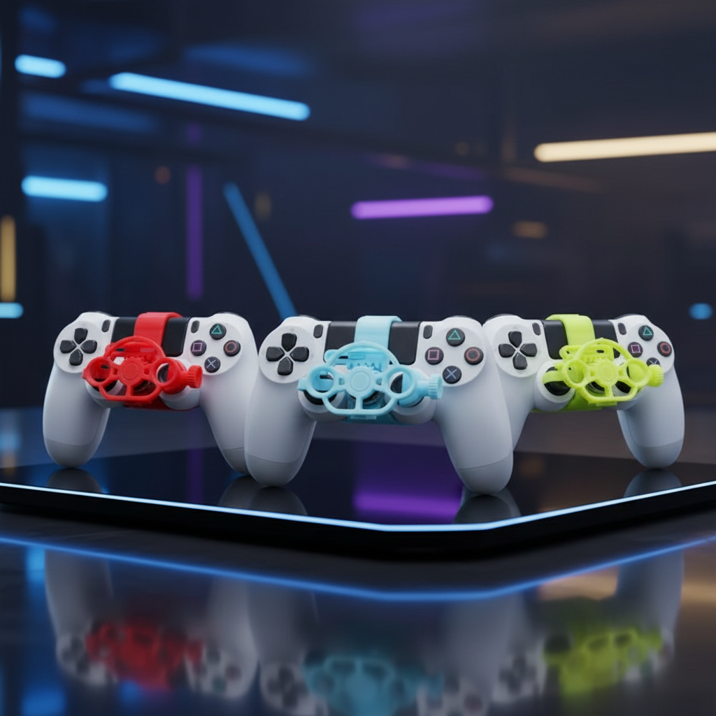 Transform Your PS4 Racing Experience with the Ultimate Mini 3D Printed Steering Wheel Controller