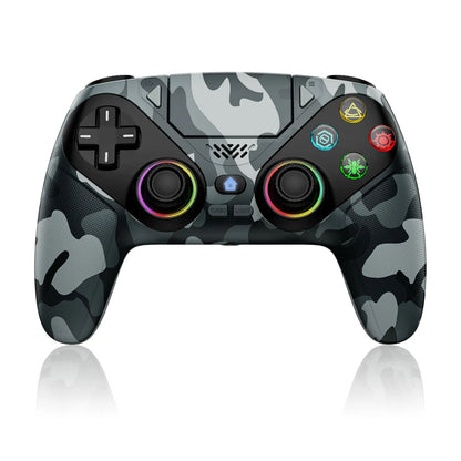 Elevate Your Gaming with the Wireless Gaming Controller Pro for PS5 - Featuring LED RGB Lights, Dual Vibration, Motion Sensing & 1000mAh Fast-Charging Battery