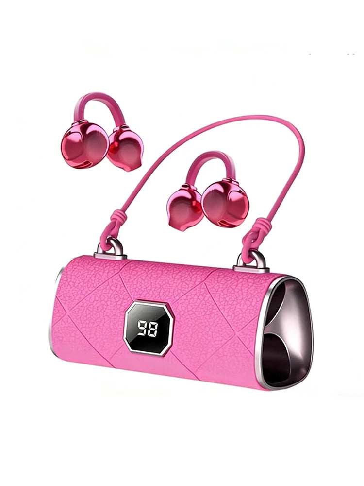 Elevate Your Style with X22 Wireless Bluetooth Headphones - Featuring Diamond Butterfly Clips and Noise-Cancellation for an Unmatched Audio Experience