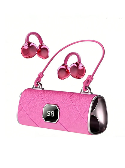 Elevate Your Style with X22 Wireless Bluetooth Headphones - Featuring Diamond Butterfly Clips and Noise-Cancellation for an Unmatched Audio Experience