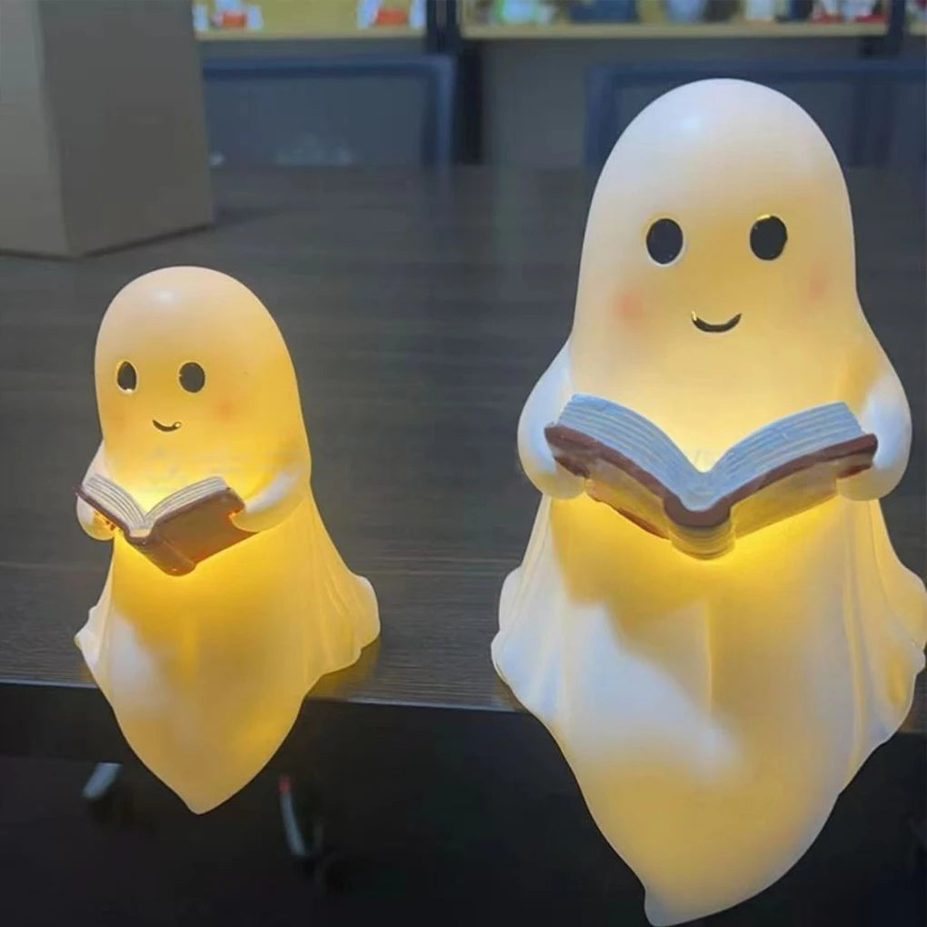 Enchanting 3D LED Ghost Desk Light - Perfect for Halloween and Year-Round Home Decor
