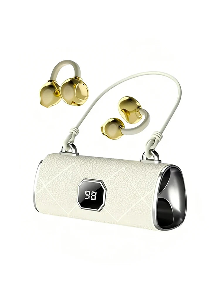 Elevate Your Style with X22 Wireless Bluetooth Headphones - Featuring Diamond Butterfly Clips and Noise-Cancellation for an Unmatched Audio Experience