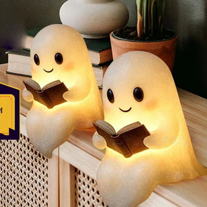 Enchanting 3D LED Ghost Desk Light - Perfect for Halloween and Year-Round Home Decor